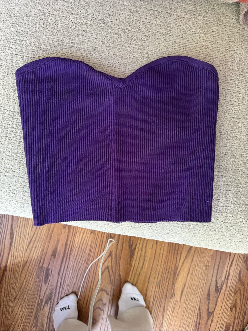 Aritzia Babaton Sculpt Knit Sweetheart Tube Top